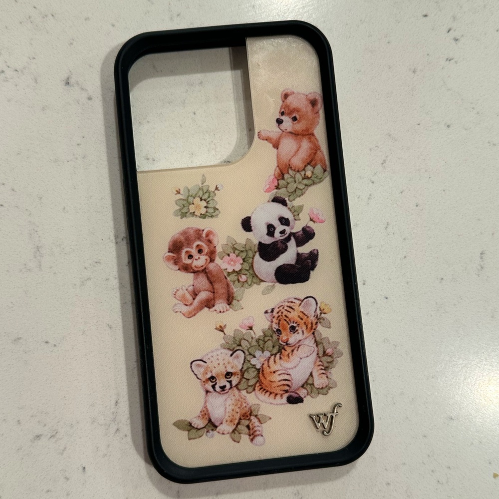 safari baby wildflower iPhone 14 Pro case